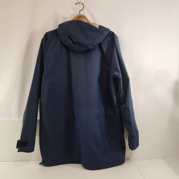 Vintage Taiga Jacket Mens Medium Blue Hooded - Picture 8 of 11